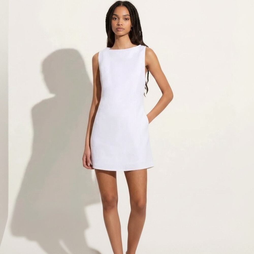FAITHFUL THE BRAND LUI MINI DRESS LINEN, SIZE 6